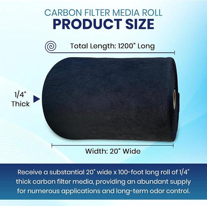 Activated Carbon Filter Media Roll - Image 5