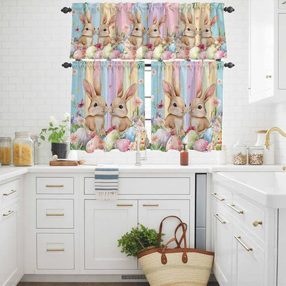 Easter Kitchen Curtains Set 3 Piece - Image 3