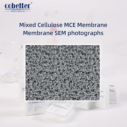 100 Pcs/Pack MCE Membrane Filters Lab Mixed Cellulose Esters Filter 47mm 0.45µm - Image 4