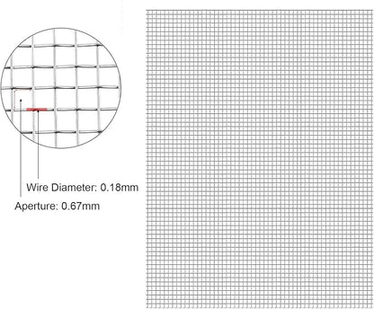 Stainless Steel Woven Wire Mesh, 304 Stainless Steel Woven Wire 30 Mesh Fine - Image 2