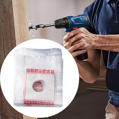 Electric Hammer Dust Bag – Drill Dust Sealr, Hole Saw Catcher | 100PCS Fine - Image 9
