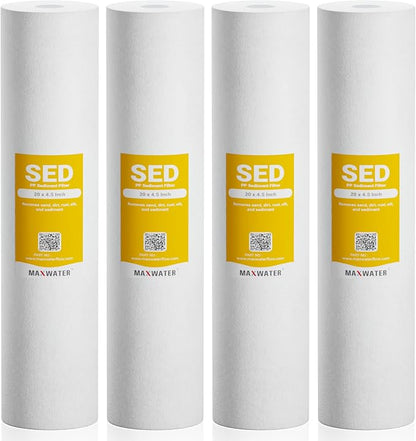Max Water 1 Micron 20 x 4.5 Sediment Filter by MaxWater