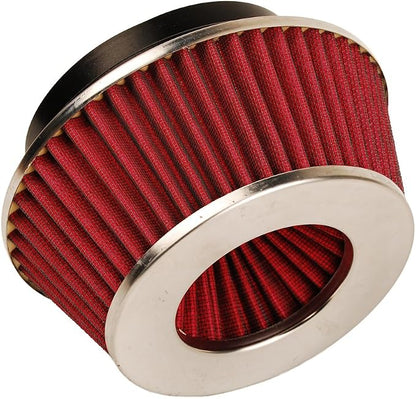 HIFROM 8161 Universal Clamp-On Air Filter Black Small Round Reverse Tapered fit - Image 3
