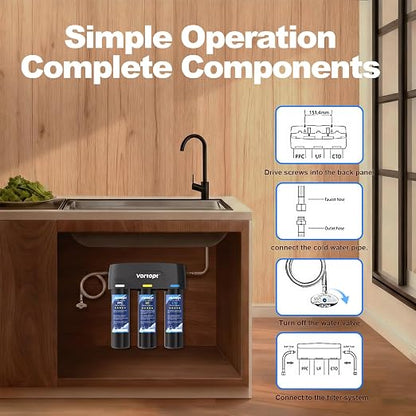 Vortopt Under Sink Water Filter, - Image 8
