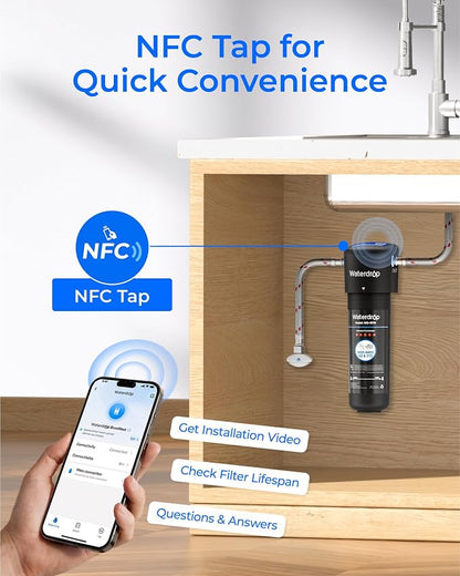 Waterdrop 10UA Under Sink Water Filter System, Bad Taste & Odor, Under Counter - Image 7