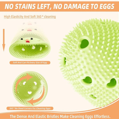 Silicone Egg Brush Cleaner, Egg Washer - Image 3
