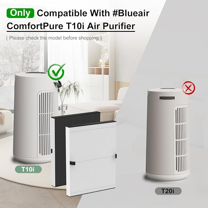 T10i Replacement Filter for ComfortPure 3-in-1 Air Purifier, H13 HEPA and - Image 2