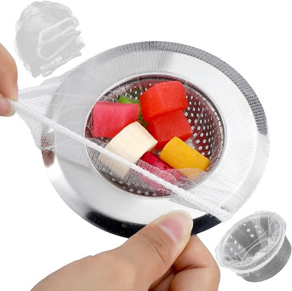 300 PCs Disposable Mesh Sink Strainer Bags, Kitchen Strainer Mesh Bag Non-Clog by Unknown