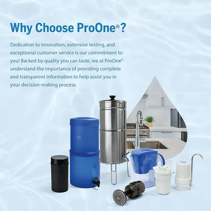 ProOne 5-Inch Gravity Water Filter Replacement G-Series 1-Pack - Image 5