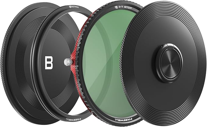 Freewell 82mm V2 Magnetic Hybrid VND/CPL 3-7 Stops Filter by Freewell