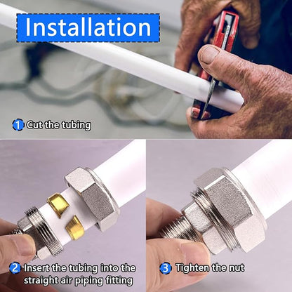 Air Line Fittings For Garage Shop Compressed Air Line Kit System, 3/4"Piping x - Image 5