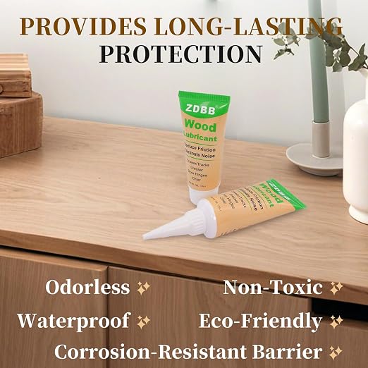 Wood Drawer Wax Lubricant Paste Door Lubricant Wear-Resistant Eliminate - Image 3