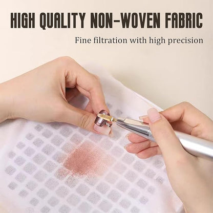 200 Sheets Nail Dust Collector Filter Paper Disposable Nail Dust Filters - Image 6