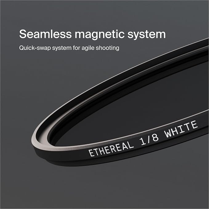 Urth 82mm Magnetic Ethereal White Mist ⅛ Diffusion Lens Filter — Cinematic - Image 4