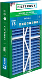 Filterbuy 17.5x27x5 Air Filter MERV 13 Optimal Smoke & Allergy Defense by Filterbuy