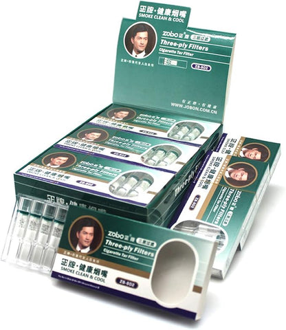 ZOBO Disposable Cigarette Filters Three-Layer Microporous Multi-Filtering to by ZOBO