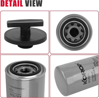 6.7 Cummins Oil Filter and Plug Tool Kit Compatible - Image 7