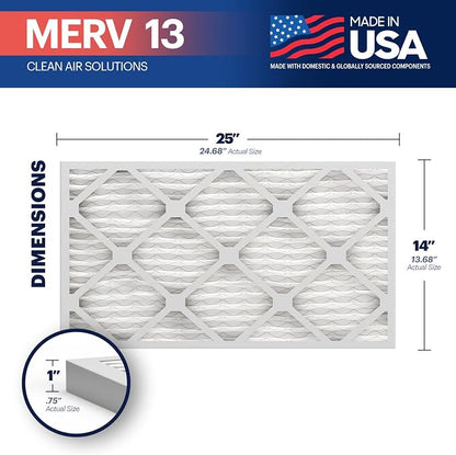 BNX TruFilter 14x25x1 Air Filter MERV 13 - Image 2