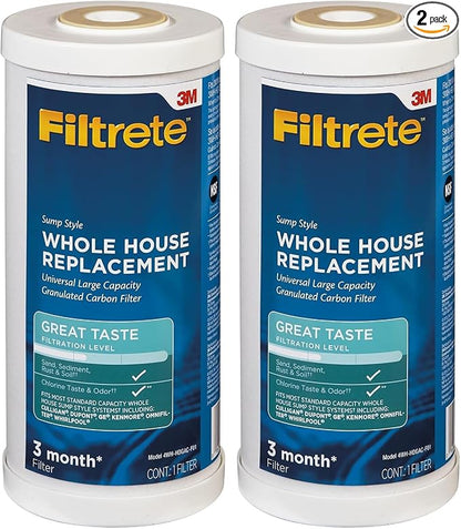Filtrete Large Capacity Granulated Activated Carbon Whole House Water Filter by Filtrete