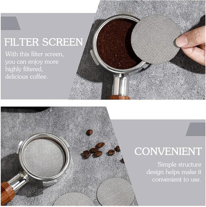 Cabilock 2pcs Stainless Steel Espresso Filter Plate Coffee Machine Compatible - Image 7
