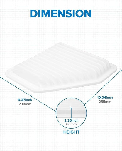 PHILTOP Engine Air Filter, CA10169 Compatible - Image 5