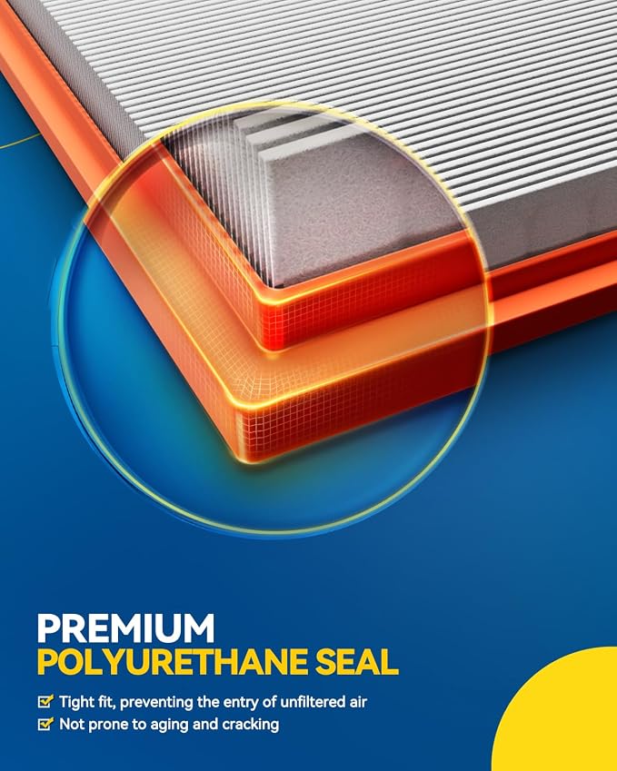PHILTOP Engine Air Filter, CA12967 2PCS Compatible - Image 3