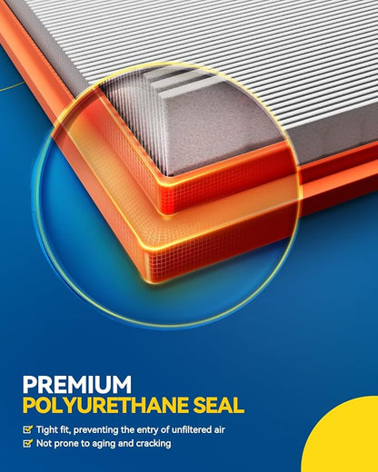 PHILTOP Engine Air Filter, CA12967 2PCS Compatible - Image 3