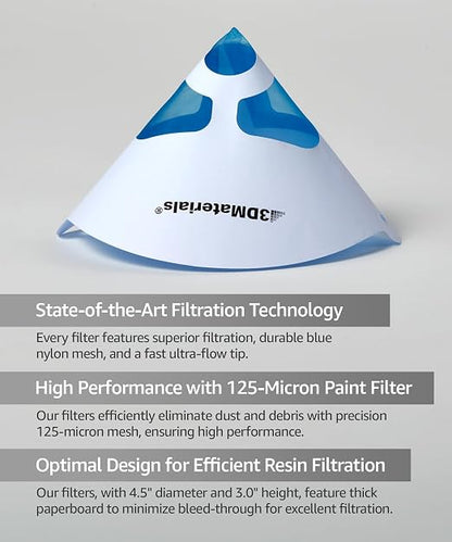 SuperFilter 300 pcs, Disposable Filter, 3D Printer Resin and Paint Strainer - Image 4