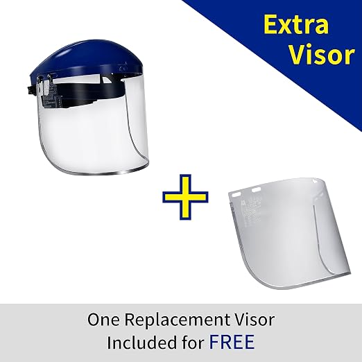 Blue Eagle Full Face Impact Resistant Safety Faceshield | Clear | - Image 4