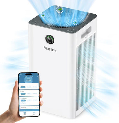 Priestley Air Purifiers for Home Large Room up to 1500 sq ft, Smart Control Air - Image 8