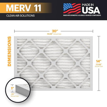 BNX TruFilter 14x20x1 Air Filter MERV 11 - Image 2