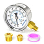 MEANLIN MEASURE 0~200Psi Dry Pressure Gauge Stainless Steel 1/8" NPT 2" FACE by MEANLINMEASURE