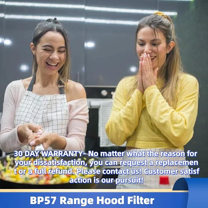 BP57 Range Hood Filter with Light Lens 11-3/8 x 11-3/4 In 1-Pack Stove Hood - Image 6