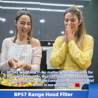 BP57 Range Hood Filter with Light Lens 11-3/8 x 11-3/4 In 1-Pack Stove Hood - Image 6