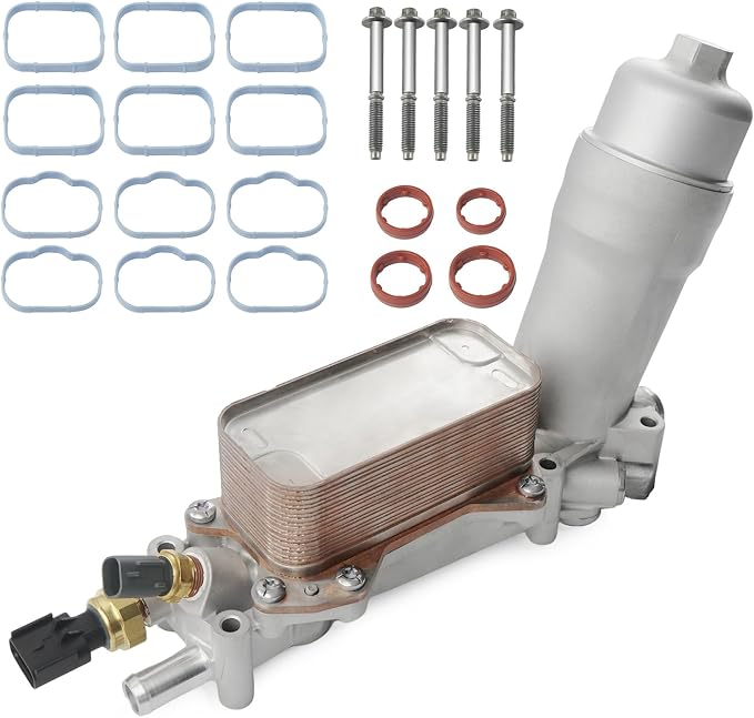 926-959 Stainless Steel Engine Oil Cooler Oil Filter Housing by Unknown