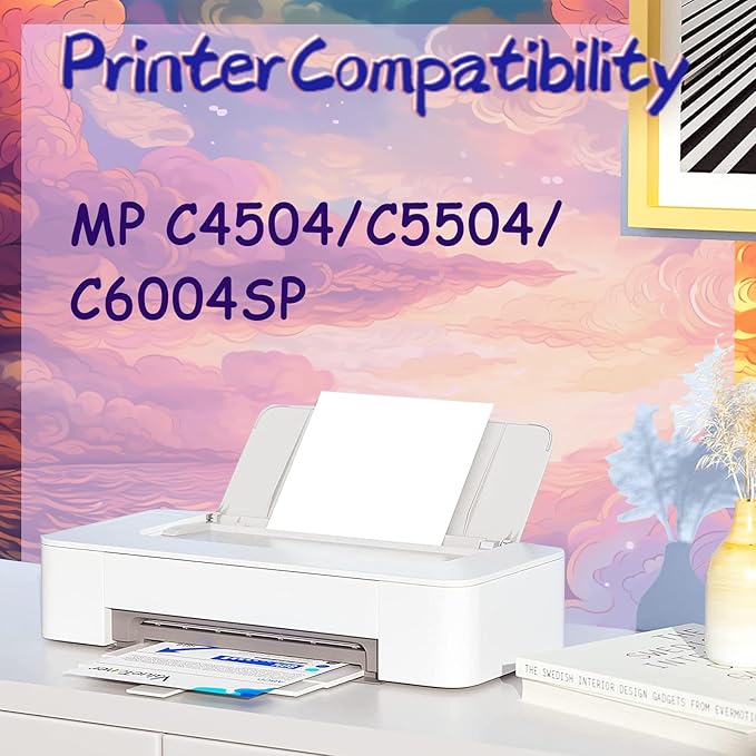 AOKLEY Compatible for Ricoh C4504 4504 Image Unit Replacement for MP C4504SP C5504SP C6004SP Printer Black