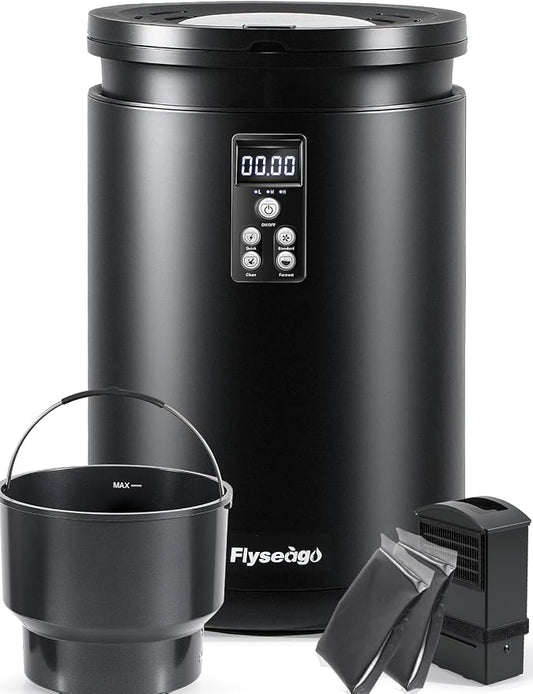 Electric Composter for Kitchen Smart Odorless Countertop Compost Bin Machine by Flyseago