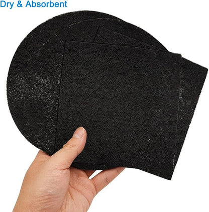 4 Pack Charcoal Filters for Compost Bucket, 6.7inch & 5inch Compost Filters for - Image 3