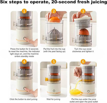 Automatic Juicer, Citrus Fruit Press Machine, Portable 7.4v Blender Container - Image 5