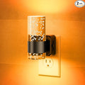 JandCase Night Light, Automatic Night Lights Plug into Wall, Dimmable LED Night Light with Adjustable Brightness, Night Lights Plug in with Auto Light Sensor, Amber for Bathroom Hallway Decor