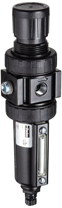 Parker 05E12A13AB One-Unit Combo Compressed Air Filter/Regulator, 1/4" NPT by Unknown