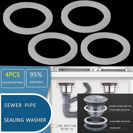 4PCS 110mm Silicone Sealing Gaskets - Image 3