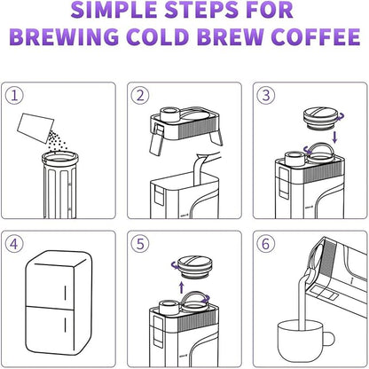 Coffee Cold Brew Maker – Airtight Bottle - Image 6
