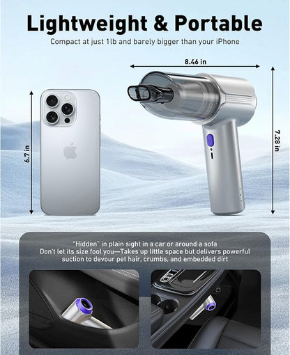 Handheld Car Vacuum Cleaner Cordless - Image 6