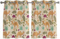 2 Panel Kitchen Cafe Curtains, Desert Camels Sunlight Filtering Nature Air by Hokiten