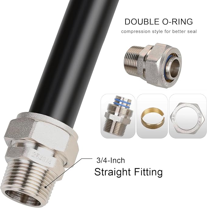 4 Packs Air Compressor Outlet Kit 3/4 Inch - Image 6