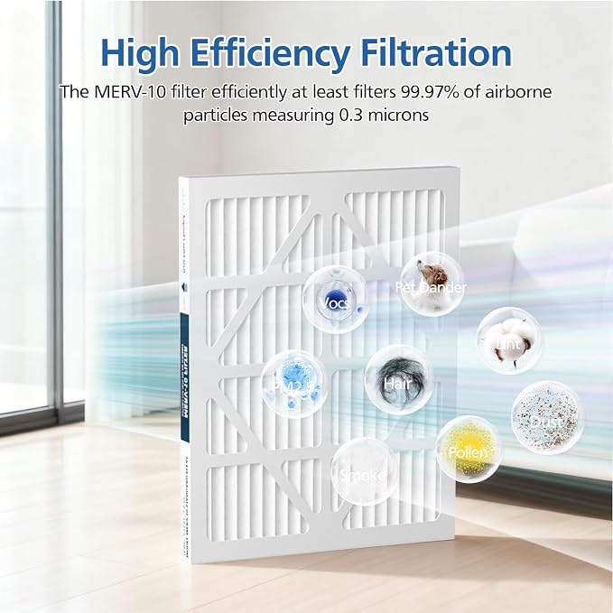 10 Pack MERV-10 Filter Replacement, Compatible - Image 5