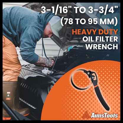 Oil Filter Wrench Tool with Three-Position Design - Image 2
