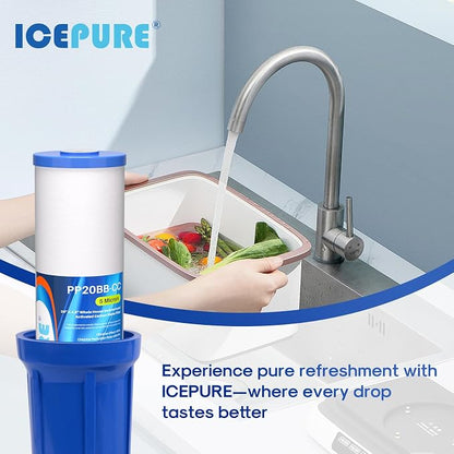 ICEPURE 5 Micron 20" x 4.5" Whole House Sediment Water Filter Cartridge - Image 9
