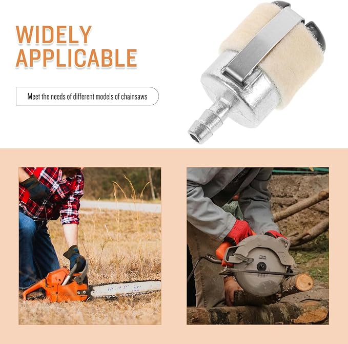 10Pcs Fuel Filter Replacement for 52/58 Chainsaw and Grass Trimmer, Gasoline - Image 9